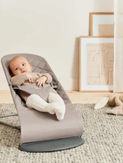 Sale BabyBjörn - Sitteri Balance Bliss - Cotton Sand Grey Vauvan Sitterit