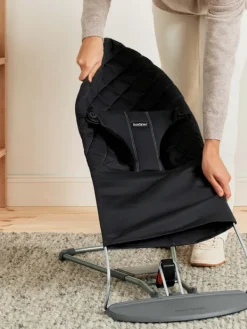 New BabyBjörn - Sitteri Balance Bliss - Cotton Black Vauvan Sitterit