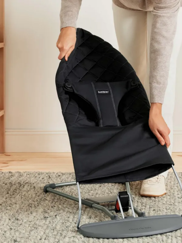 New BabyBjörn - Sitteri Balance Bliss - Cotton Black Vauvan Sitterit