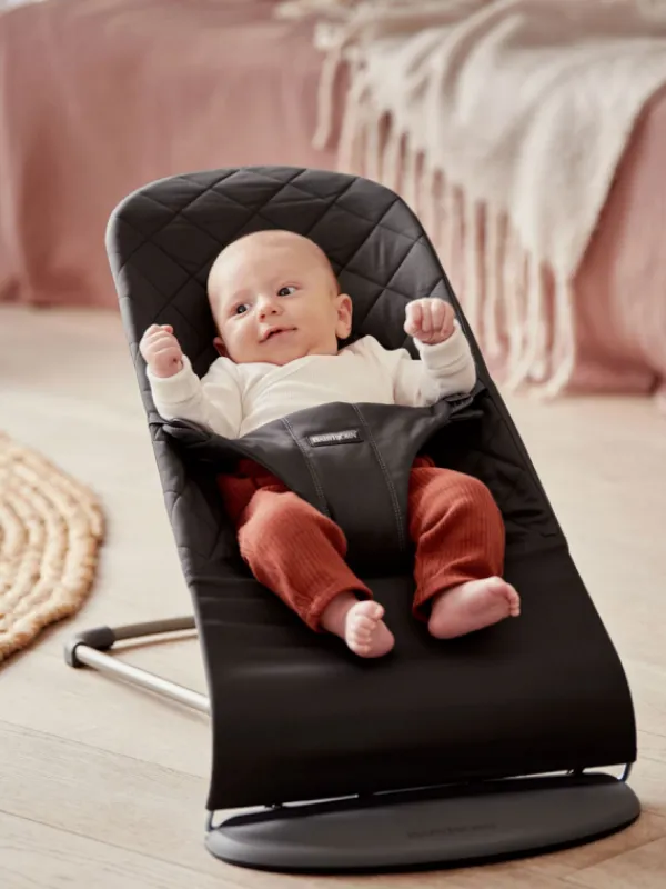 New BabyBjörn - Sitteri Balance Bliss - Cotton Black Vauvan Sitterit