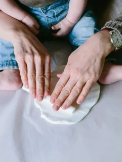 Discount Babyprints Deluxe - triplakehys käden- ja jalanjäljelle + valokuvalle, valkoinen Baby Shower -Lahjat|Kastelahjat