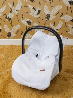 Online Baby’s Only - kevyt puuvillainen lämpöpussi, breeze white Lämpöpussit