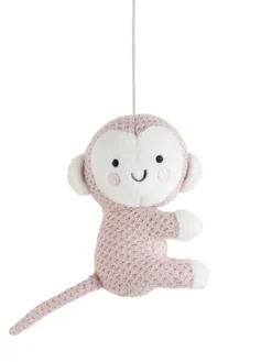 Clearance - mobile pinnasänkyyn Animals, old pink/warm linen Mobilet