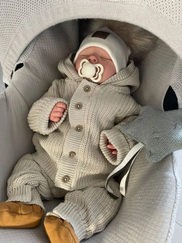 Best Baby's Only - neulehuppari vauvalle, Warm Linen Sisävaatteet
