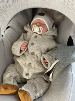 Baby's Only - Soul Dungarees neulehaalari vauvalle, Warm Linen Sisävaatteet