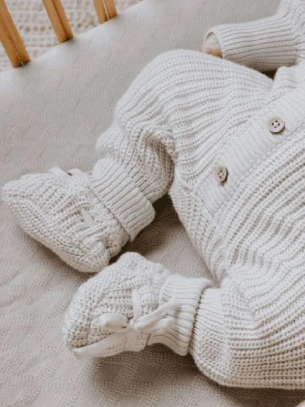 Online Baby's Only - vastasyntyneen neuletossut, Grey Sisävaatteet
