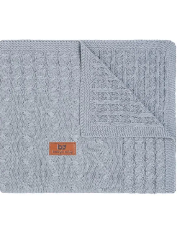 Discount - Vauvan palmikkoneulos torkkupeitto, Grey Baby Shower -Lahjat|Vuodevaatteet Ja Viltit