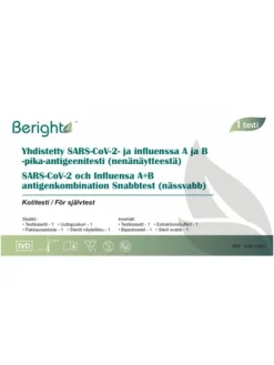 Clearance Beright Korona- ja Influenssa kotitesti 3-in-1 1 kpl Muut Testituotteet