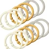 Bibs Loops rengas, 12kpl, Ivory/Honey/Sand Tutit Vauvalle