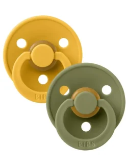 Sale BIBS - vauvan tutti 2-PACK 0-18kk - Honey Bee / Olive Tutit Vauvalle
