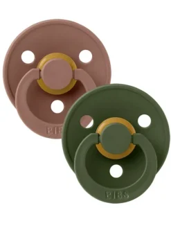 New BIBS - vauvan tutti 2-PACK 0-18kk - Woodchuck / Hunter Green Tutit Vauvalle