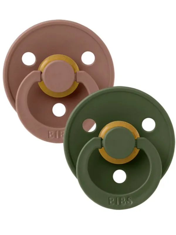 New BIBS - vauvan tutti 2-PACK 0-18kk - Woodchuck / Hunter Green Tutit Vauvalle