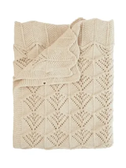 BIBS - Wavy vauvan torkkupeitto, vaalea beige Vuodevaatteet Ja Viltit