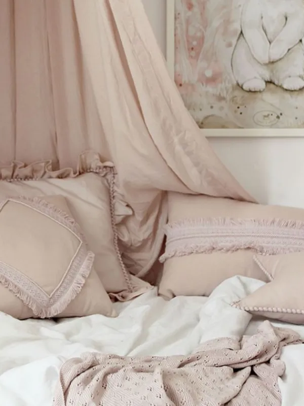 Outlet Boho Canopy sänkykatos 50, Powder pink Verhokatokset