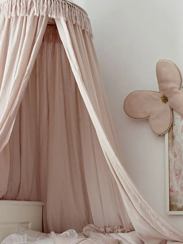 Outlet Boho Canopy sänkykatos 50, Powder pink Verhokatokset