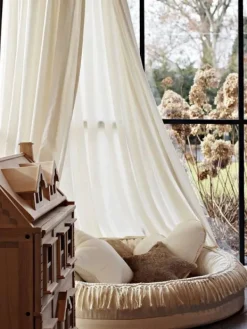 Sale Boho set - Canopy Maxi + Juniorpesä, Vanilla Vauvan Sitterit|Verhokatokset