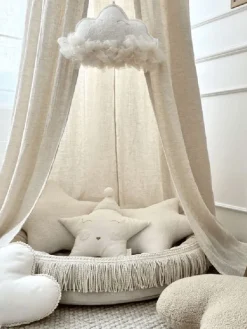 Hot Boho Twist Canopy sänkykatos 50, Natural Verhokatokset