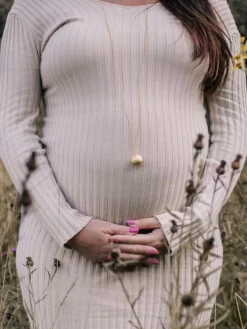 New Bolakoru äidille, babybell Fine Gold Luna | Hopeoidut Bolat