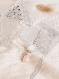 Hot Bolakoru äidille, babybell Linn Rose quartz | Hopeoidut Bolat