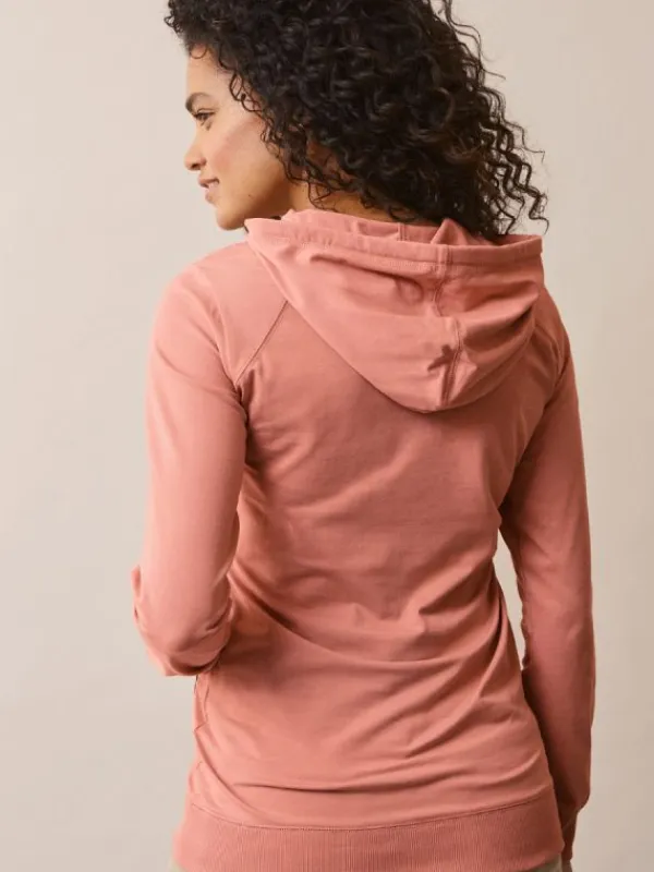 New Boob Design - imetyshuppari B-Warmer Hoodie, Canyon Clay Äitiyspaidat|Imetyspaidat