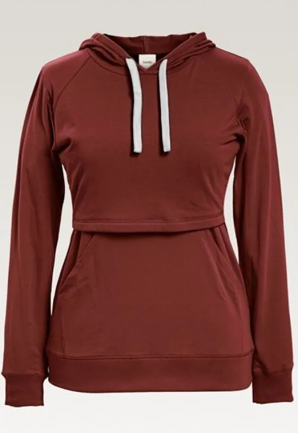 Online Boob Design - imetyshuppari B-Warmer Hoodie Cayenne Äitiyspaidat|Imetyspaidat