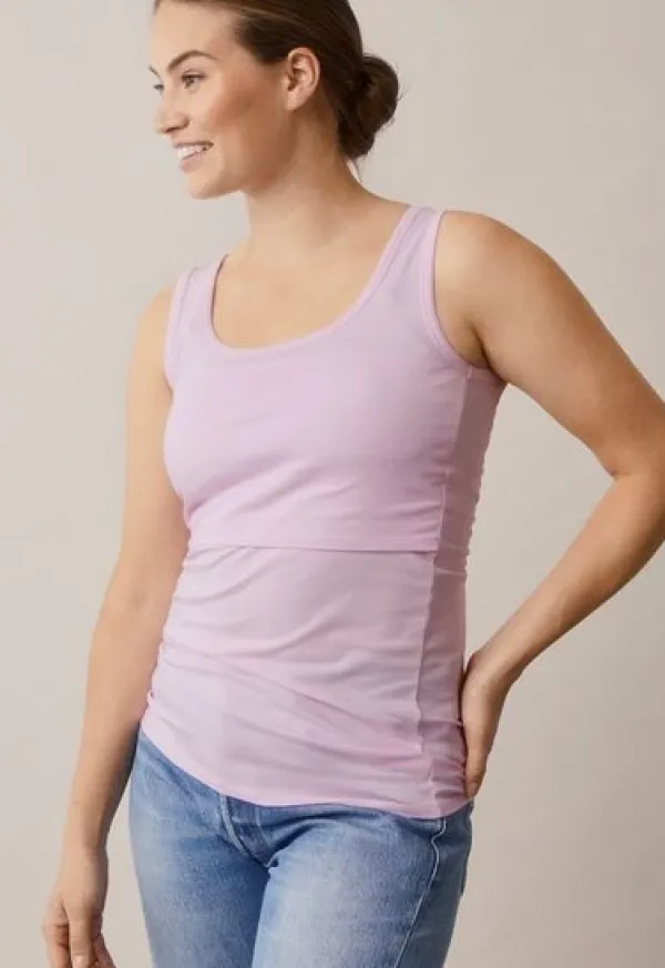 Online Boob Design - imetystoppi Classic Tank Top, orchid Äitiyspaidat|Imetyspaidat