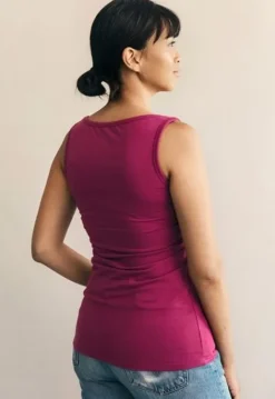 New Boob Design - imetystoppi Classic Tank Top, dark orchid Äitiyspaidat|Imetyspaidat