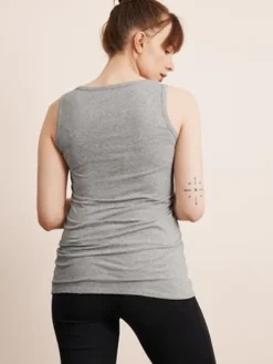 Clearance Boob Design - imetystoppi Classic Tank Top Grey melange Äitiyspaidat|Imetyspaidat