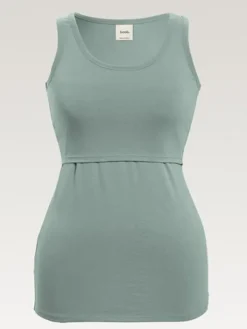 New Boob Design - imetystoppi Classic Tank Top Mint Äitiyspaidat|Imetyspaidat