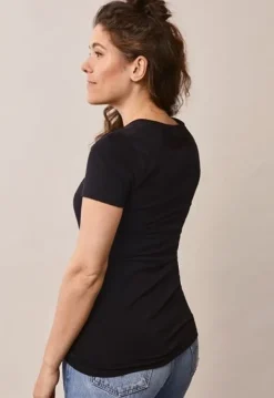 Clearance Boob Design - imetys T-paita Classic, musta Äitiyspaidat|Imetyspaidat