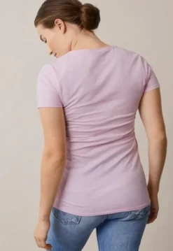 Online Boob Design - imetys T-paita Classic Light orchid Äitiyspaidat|Imetyspaidat