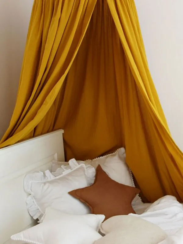 Discount Canopy Soft sänkykatos 50, mustard Sängyt, Kehdot Ja Vaaterekit|Verhokatokset