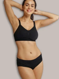 Clearance Carriwell - imetysliivit Seamless Padded, Black B-C Kupit|Kaikki Imetysliivit