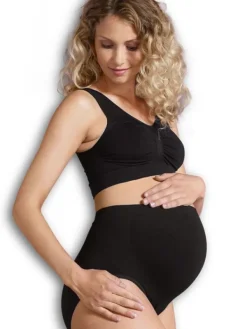 New Carriwell - Seamless Support odotusajan tukialushousut, Black Odotusajan Alusvaatteet