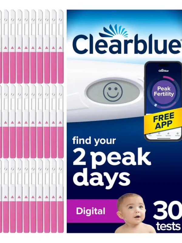 Hot Clearblue Ovulaatiotesti Digital 30 kpl – Erittäin tarkka digitaalinen ovulaatiotesti Ovulaatiotestit|Clearblue-Testit