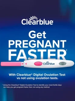 Hot Clearblue Ovulaatiotesti Digital 30 kpl – Erittäin tarkka digitaalinen ovulaatiotesti Ovulaatiotestit|Clearblue-Testit
