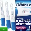 Clearblue Ultra Early Advanced raskaustesti - 3 kpl Clearblue-Testit|Raskaustestit