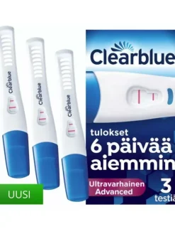 Clearblue Ultra Early Advanced raskaustesti - 3 kpl Clearblue-Testit|Raskaustestit