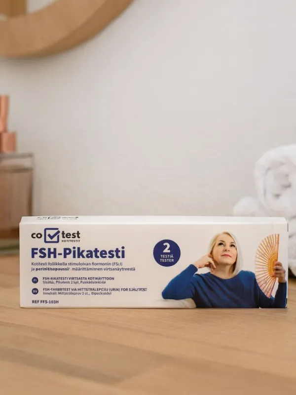 Clearance Co-Test Hedelmällisyys- ja Vaihdevuositesti (FSH) 2kpl – hedelmällisyyden arviointiin Hedelmällisyystestit
