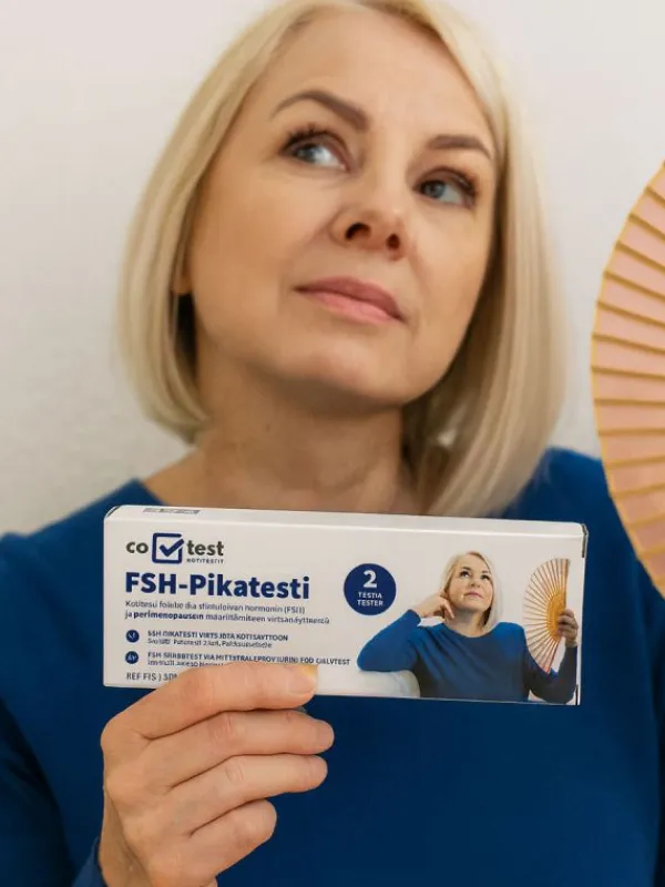Clearance Co-Test Hedelmällisyys- ja Vaihdevuositesti (FSH) 2kpl – hedelmällisyyden arviointiin Hedelmällisyystestit