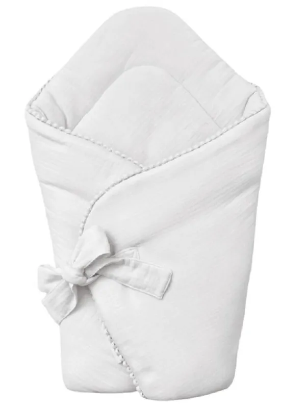 Discount Cotton & Sweet - harso unipussi koristereunalla, white Kapalot Ja Unipussit|Unipesät Ja Unituet