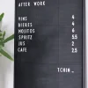 Sale - Letter Board A4, musta Juhlan Aika|Julisteet Ja Printit