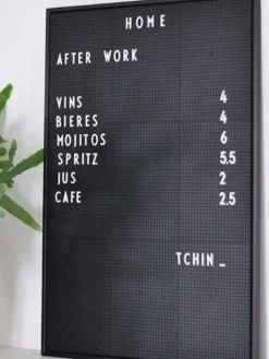 Sale - Letter Board A4, musta Juhlan Aika|Julisteet Ja Printit