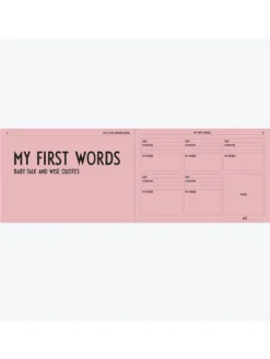 Memorybook vauvakirja (rosa) Vauvakirjat Ja Kortit