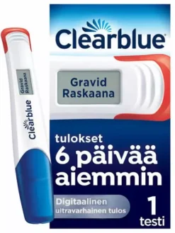 Digital Ultra Early Raskaustesti Clearblue - 1 kpl Clearblue-Testit|Raskaustestit