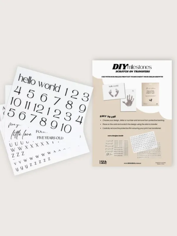 New DIY Milestone Siirtokuvat – Tee itse vauvan kuukausi- ja vuosikuvat Vauvakirjat Ja Kortit