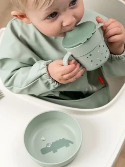 Clearance - Foodie nokkamuki Happy dots, vihreä Ruokailuhetkiin