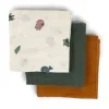 Best - harsoliina 3-pack 70x70 - Sea friends Puuvillaharsot