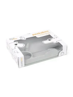 Discount - Peekaboo lokerolautanen, Grey Ruokailuhetkiin