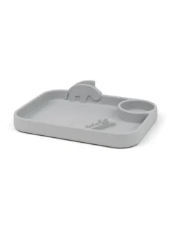 Discount - Peekaboo lokerolautanen, Grey Ruokailuhetkiin